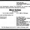 Bonfert Minni Schieb 1894-1985 Todesanzeige